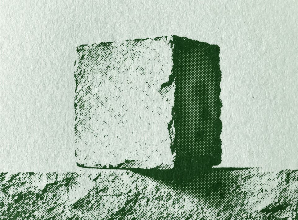 Cover art for CONCRETE / QUESTIONS lecture poster