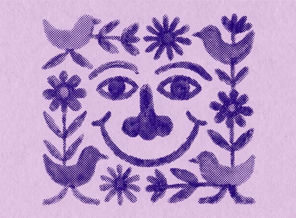 Cover art for OK PLEASE acid house poster
