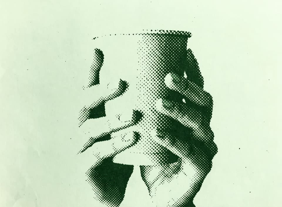 Cover art for Two-year anniversary halftone poster